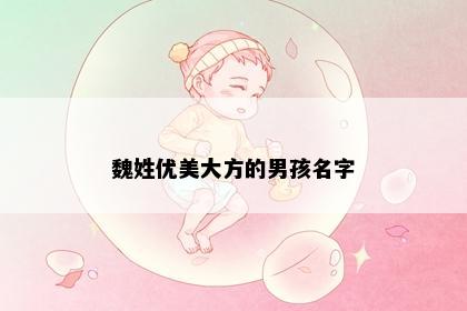 魏姓优美大方的男孩名字